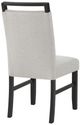 Crown Mark Jules Charcoal/Gray Dining Side Chair-3