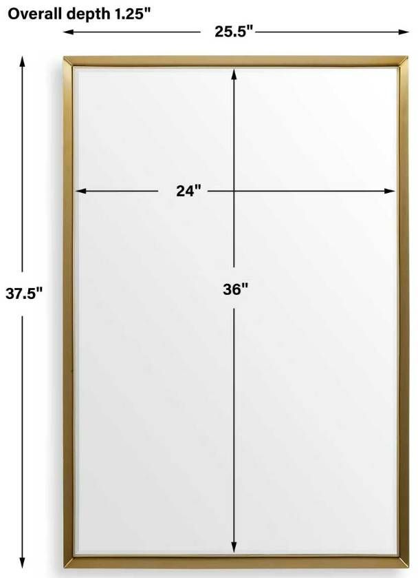 Uttermost® Heisler Brass Accent Mirror-2
