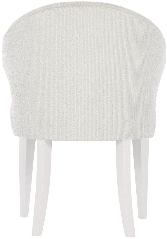 Bernhardt Silhouette Eggshell/White Arm Chair-3