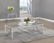 Coaster® Lille 2-Piece Tempered Glass Top Occasional Table with Chrome Base Set-1