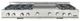 Capital Cooking™ Capital Chef 60" Stainless Steel Sealed Burner Gas Rangetop with 24" Griddle-0