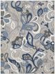 KAS Rugs Calla Blue/Gray Leila 5'x7' Area Rug-0