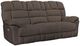 Corinthian Furniture Baker Brown Power Reclining Sofa with Power Headrest, Dropdown,  Lumbar, and Table -0