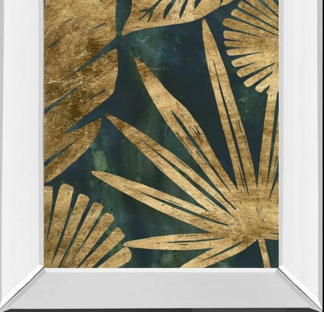 Classy Art Emerald Jungle I by June Erica Vess Mirror Framed Wall Art-1