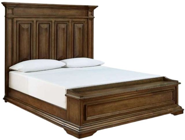 Signature Design by Ashley® Channley Brown King Panel Storage Bed-0