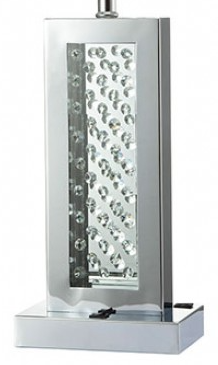 Furniture of America® Abbi Chrome Table Lamp-1