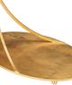 Currey & Company Orla White C Table with Gold Base-5