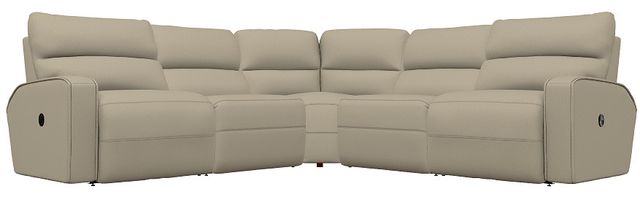 La-Z-Boy® Maddox 5-Piece Sand Curve Manual Reclining Sectional-0