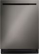 LG 24" Black Stainless Steel FlushFit™ Top Control Built In Dishwasher with 1-Hour Wash & Dry Cycle-0