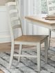 Signature Design by Ashley® Purlaney Antique White/Natural Side Chair-1