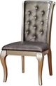 Furniture of America® Amina 2-Piece Black/Gray Dining Side Chair Set-2