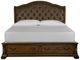 Magnussen Home® Durango Willadeene Brown California King Upholstered Storage Sleigh Bed-1