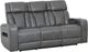 Primo™ International Heritage Colton Charcoal Leather-Match Power Motion Sofa-0