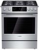 Bosch® 800 Series 30" Slide In Gas Range-Stainless Steel-0