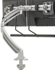 Chief® Kontour™ Silver K1D Dual Monitor Array Dynamic Desk Clamp Mount-1