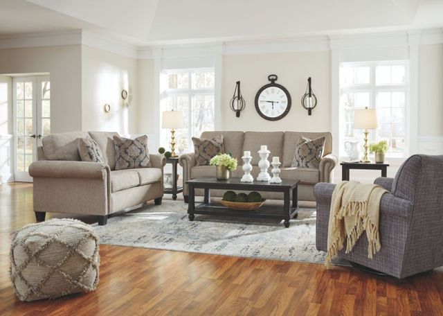 Signature Design by Ashley® Renley Ash Swivel Glider Accent Chair-4