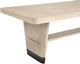 Magnussen Home® Sunset Cove Sanibel Brown Trestle Dining Table-4