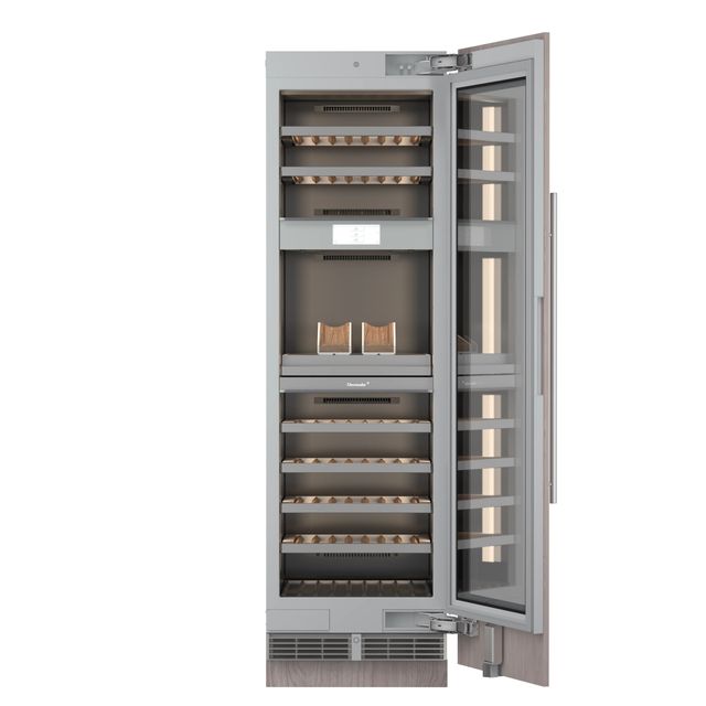 Thermador Freedom® 24-Inch Freedom® Panel-Ready Built-In Wine Column with Vintner's Table-1