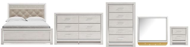 Signature Design by Ashley® Altyra 5-Piece White Queen Panel Bed Set-0