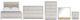 Signature Design by Ashley® Altyra 5-Piece White Queen Panel Bed Set-0