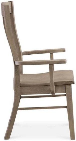 Bassett® Furniture Customizable BenchMade Barnes Oak Dining Arm Chair-1
