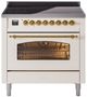 Ilve® Nostalgie II Series 36" Antique White Pro Style Induction Range-2
