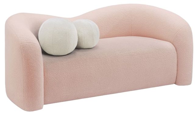 Meridian Furniture Kali Pink Loveseat-0