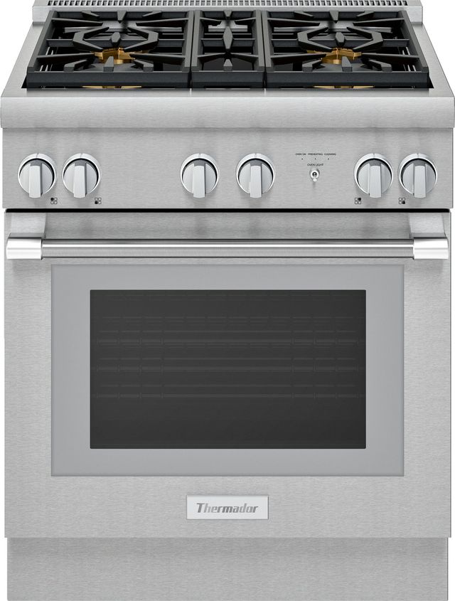 Thermador® Pro Harmony® 30" Stainless Steel Pro Style Dual Fuel Range-0