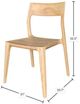 LH Home Java Catania Natural Dining Side Chair-2