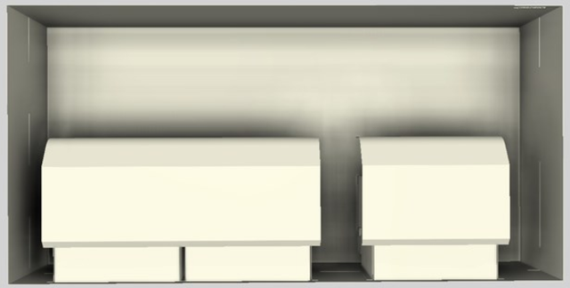 Vent-A-Hood® 42" Biscuit Contemporary Wall Mounted Range Hood-3