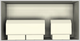 Vent-A-Hood® 42" Biscuit Contemporary Wall Mounted Range Hood-3