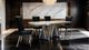 Furniture of America® Basilicata White Top Dining Table with Chrome Base-3