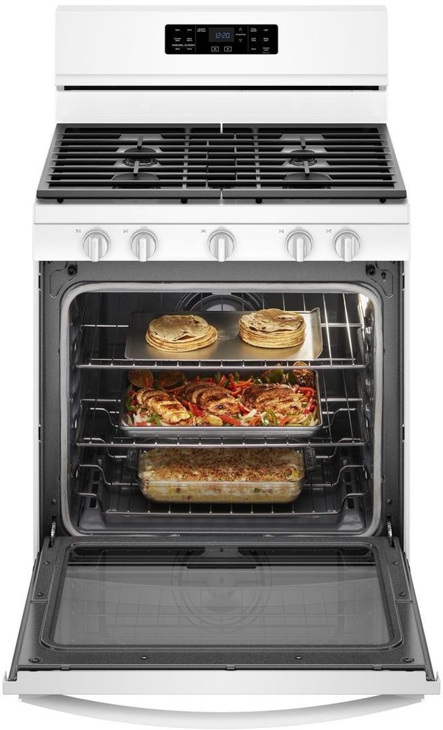 Whirlpool® 30" Freestanding Gas Range-White-2