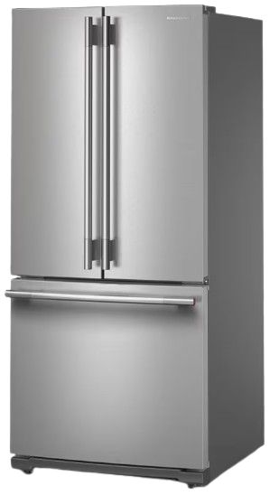 KitchenAid® 19.68 Cu. Ft. PrintShield™ Stainless Steel French Door Refrigerator with Interior Dispense-1