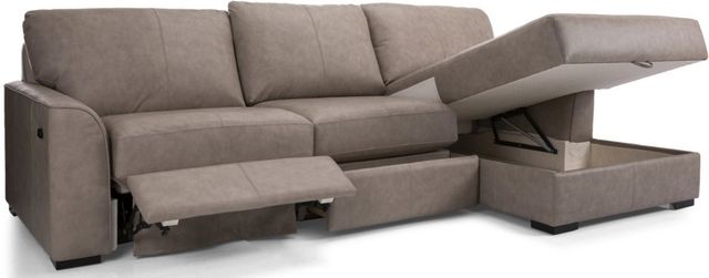 Decor-Rest® Furniture LTD 2-Piece Power Reclining Right-Arm Facing Sectional and Chaise-1