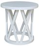 John Thomas Furniture® Destinations Ceylon Pure White Round End Table-0