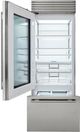 Sub-Zero® Classic Series 30" 17 Cu. Ft. Panel Ready Right Hinge Built-In Bottom Freezer Refrigerator with Glass Door-1