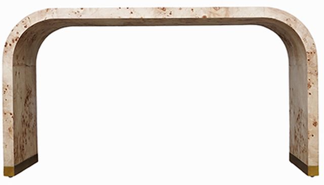 LR Home Console Brown Console Table-2