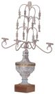 A & B Home White Candelabra-1