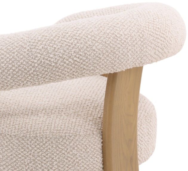Dovetail Furniture Frankie Cream Occasional Chair-4