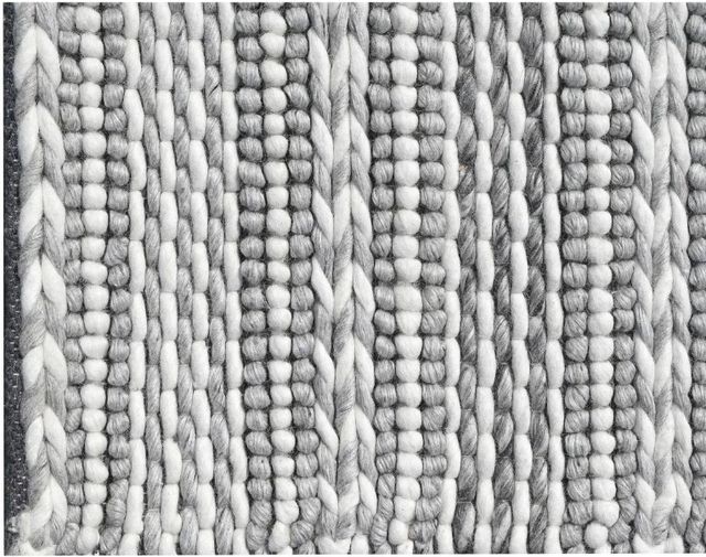 KAS Rugs Cortico Ivory/Grey Cozy 5'x7' Area Rug-1