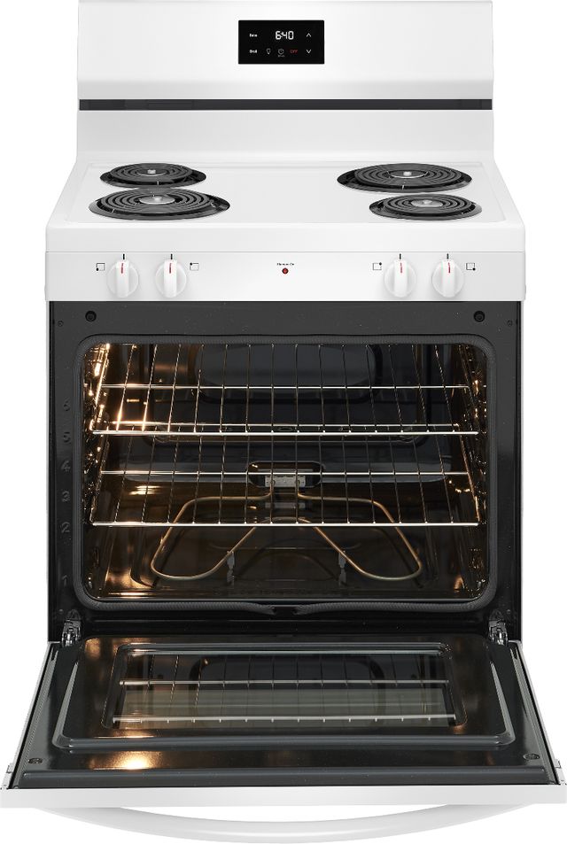 Frigidaire® 30” White Freestanding Electric Range-1