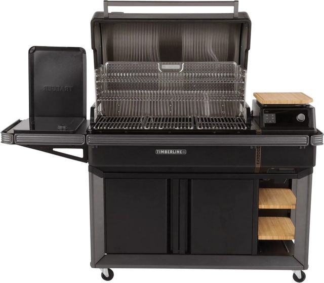 Traeger® Timberline XL 71" Black Freestanding Wood Pellet Grill-1