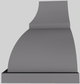 Vent-A-Hood® Designer Series 66" Gunsmoke Wall Mounted Range Hood-1