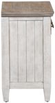 Liberty Furniture Heartland Antique White/Tobacco Nightstand With Charging Station-4