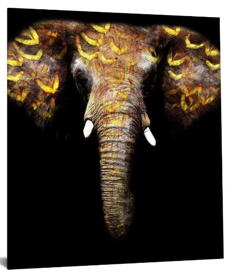 Classy Art Style 32 Floating Tempered Glass with Foil Wall Art-1
