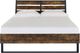 ACME Furniture Juvanth Black/Rustic Eastern King Panel Bed-1