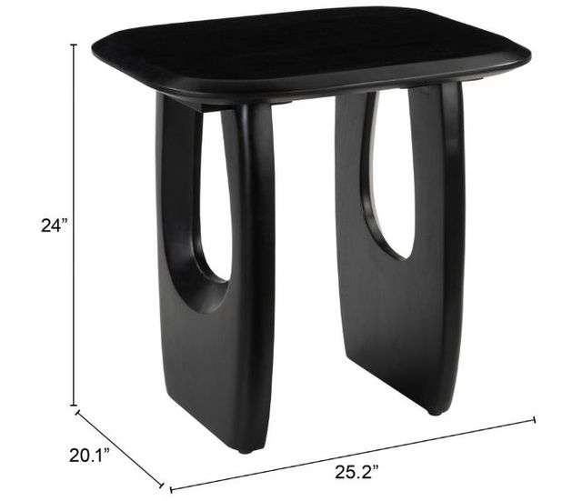 Zuo® Modern Arasan Black Accent Table -1