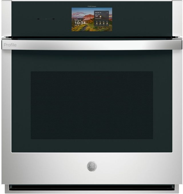GE Profile™ 27" Stainless Steel Smart Single Electric Wall Oven with Convection-0