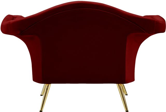 Meridian Furniture Lips Red Velvet Chair-2